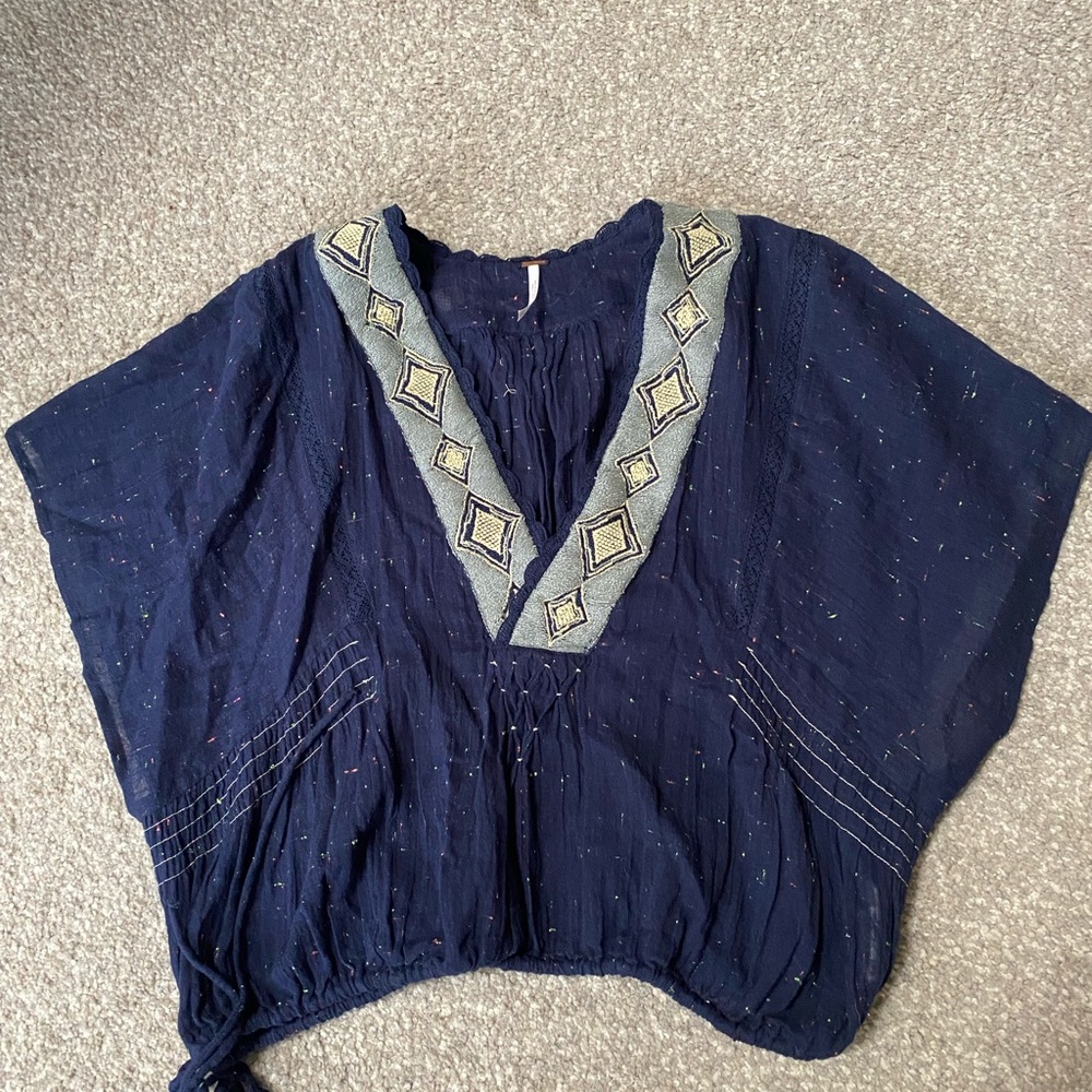 Free People beachy cropped top